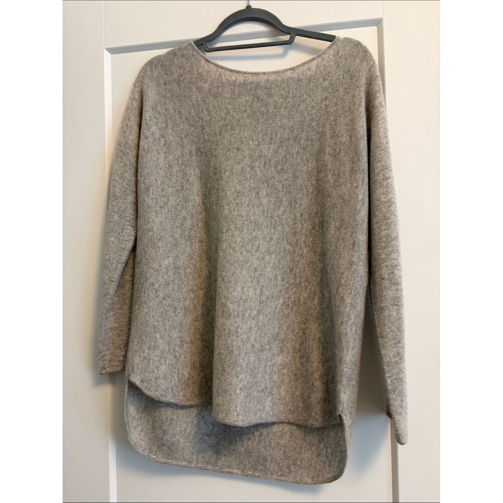 Charter Club Heather Gray Scoop Neck Sweater